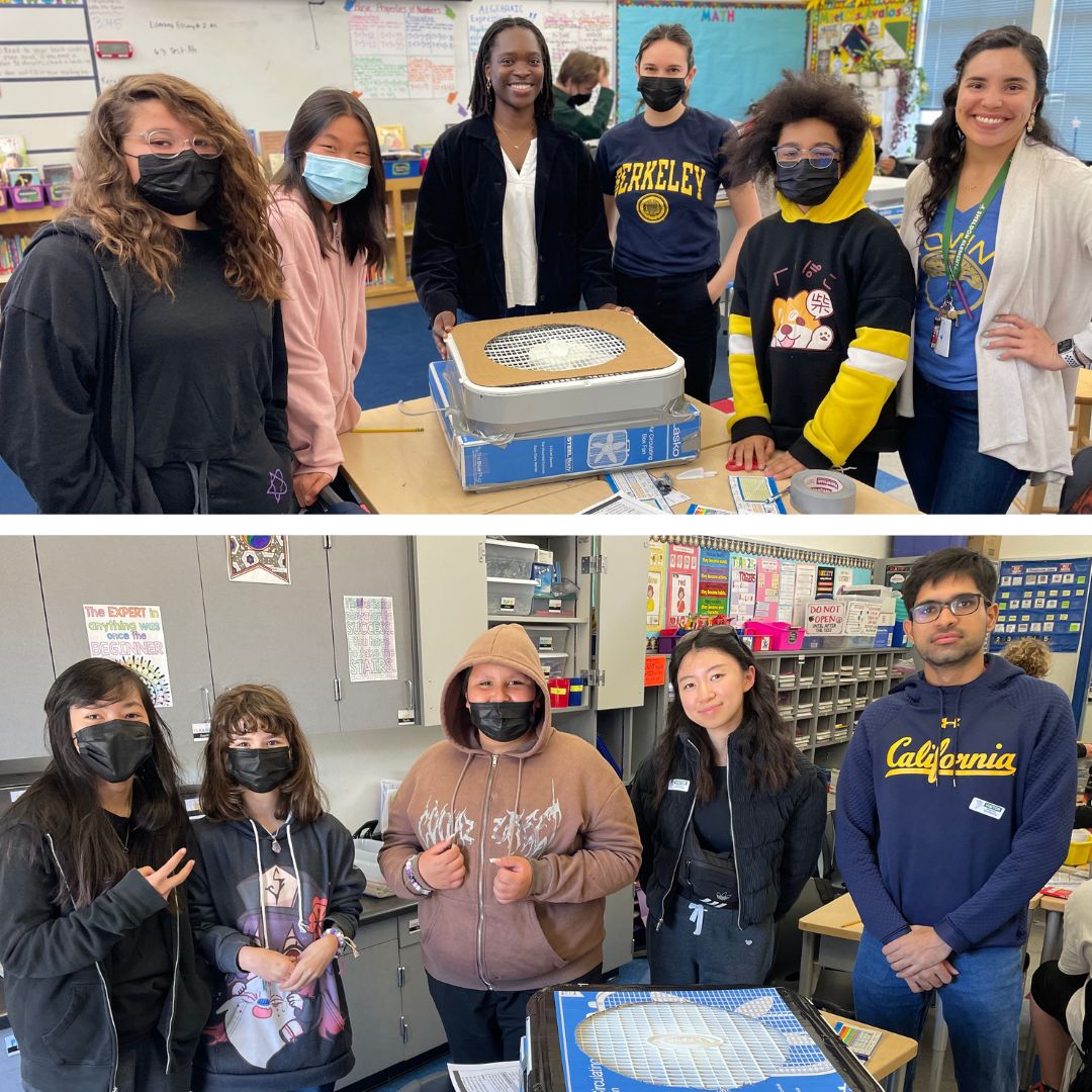Science explorations with the Clean Air Team and Richmond students were a breeze of fresh air !🌬️
Students worked together in learning about wildfires, the air quality's impact on health, and assembled air filters for their entire school community! #airscience #cleanair