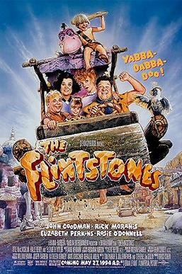 Watching the #1994 film #theflintstones on #tubi starring #johngoodman #rickmoranis #elizabethperkins #rosieodonnell