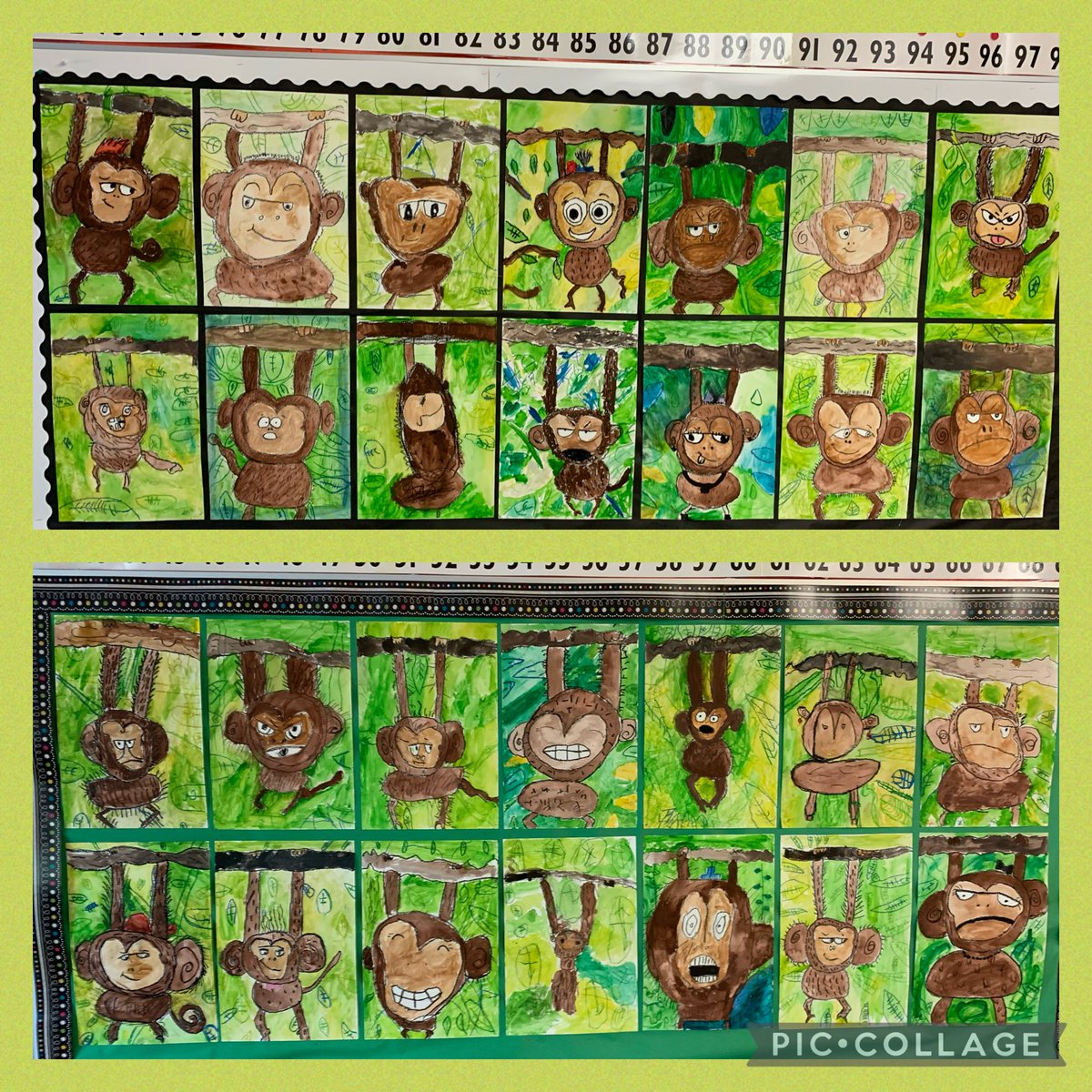 Inspired by Grumpy Monkey we created our own monkeys with expressions that reflected many different emotions 🐒 #SageCreekLRSD