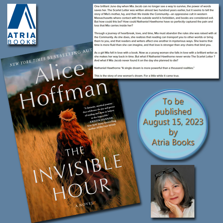 fictionophile's tweet photo. Sharing the latest addition to my #TBR courtesy of @AtriaBooks @SimonSchusterCA @simonschuster via @edelweiss_squad - #TheInvisibleHour by Alice Hoffman @ahoffmanwriter will be published in August. #booklovers #bookbloggers #forthcomingtitle #BookTwitter #Fictionophile https://t.co/p9IPcqYtFO