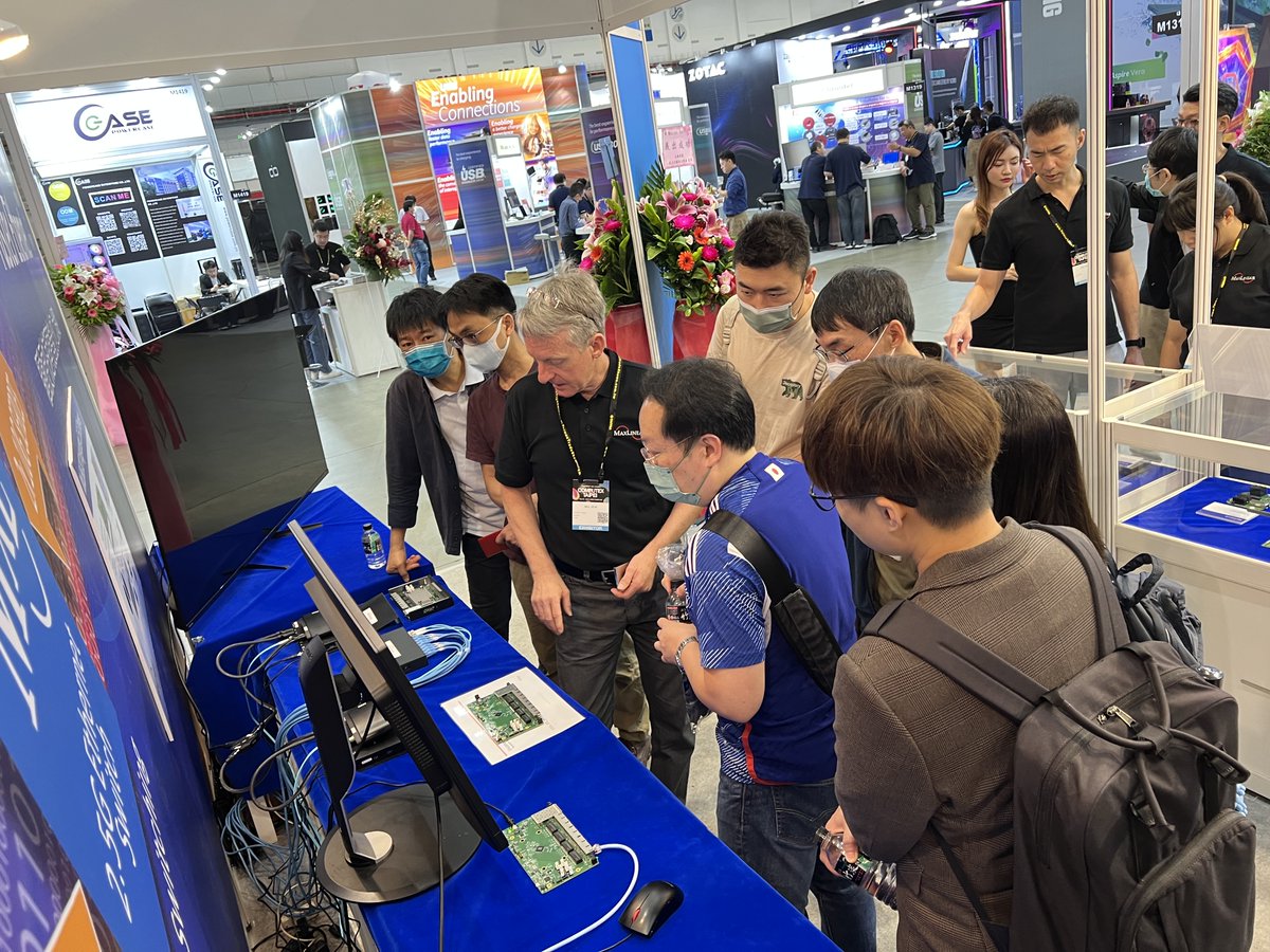 maxlinear_inc's tweet image. Last chance to stop by our booth (M1413) at #Computex #Taipei to see our 2.5G #Ethernet demo and talk to our team about how we&apos;re transforming global #connectivity. 

Read about our new line of 2.5G Ethernet products: buff.ly/3WIpqnV