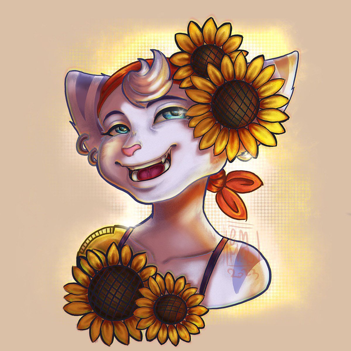 Rivet and sunflowers 🩵🌻🌻

#RatchetAndClank #Rivet #RatchetPC #RatchetPS5