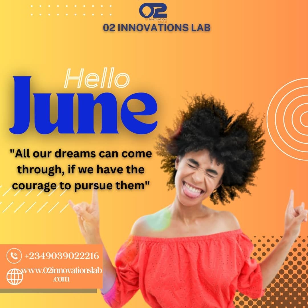 02Innovations's tweet photo. Welcome to the month of June #02InnovationsLab https://t.co/cocggHErLM
