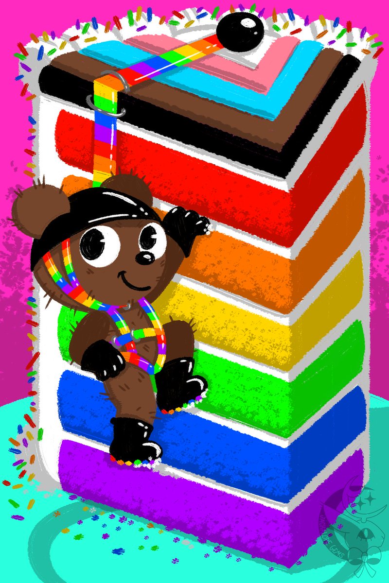 Have a slice for pride month! Original Art