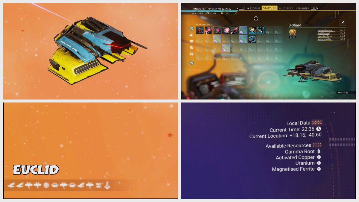 Frequencey71's tweet image. Sentinel Interceptor, Euclid #NMSInterceptor #NoMansSky #NoMansSkyShip #NMSPhotography #ShareFactoryStudio #PS5Share