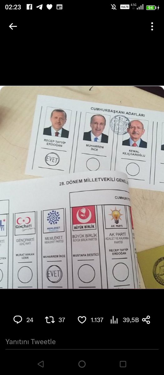 Muharrem İnce 3yol he