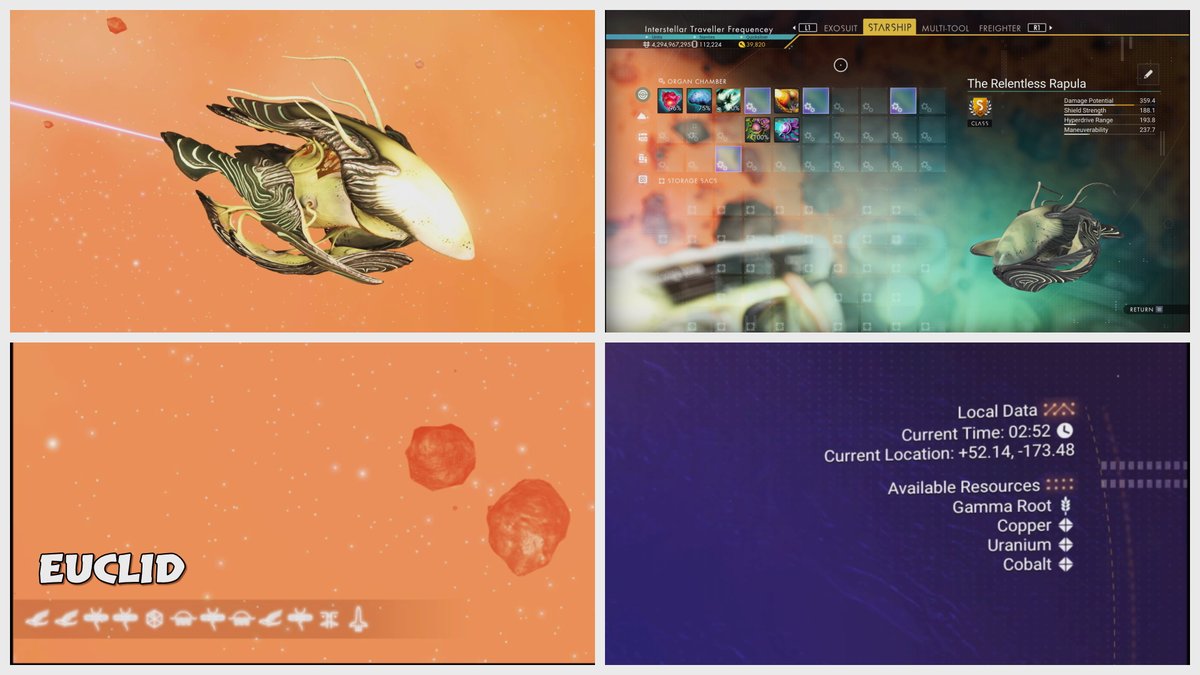 Frequencey71's tweet image. Living Ship, Euclid #NMSInterceptor #NoMansSky #NoMansSkyShip #NMSPhotography #ShareFactoryStudio #PS5Share