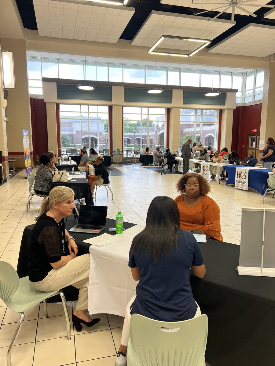 Huntsville City 2023 Education Fair - met with great candidates from near and far! <a href="/hcstalentmgmt/">HCS Talent Management</a> <a href="/HSVk12/">Huntsville City Schools</a>