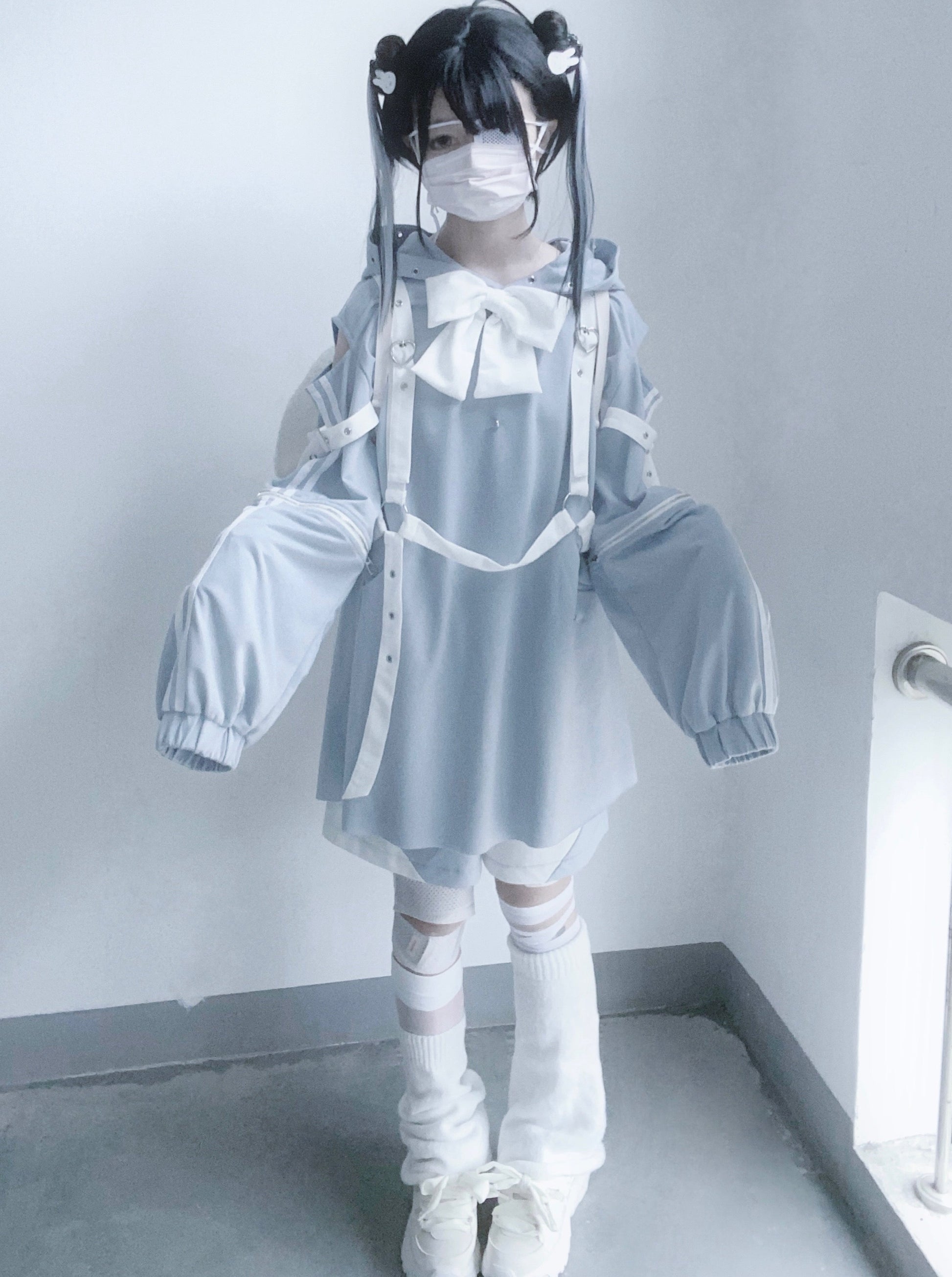 即日発送】猫耳天使コスチューム《ハロウィンコスプレ8点セット