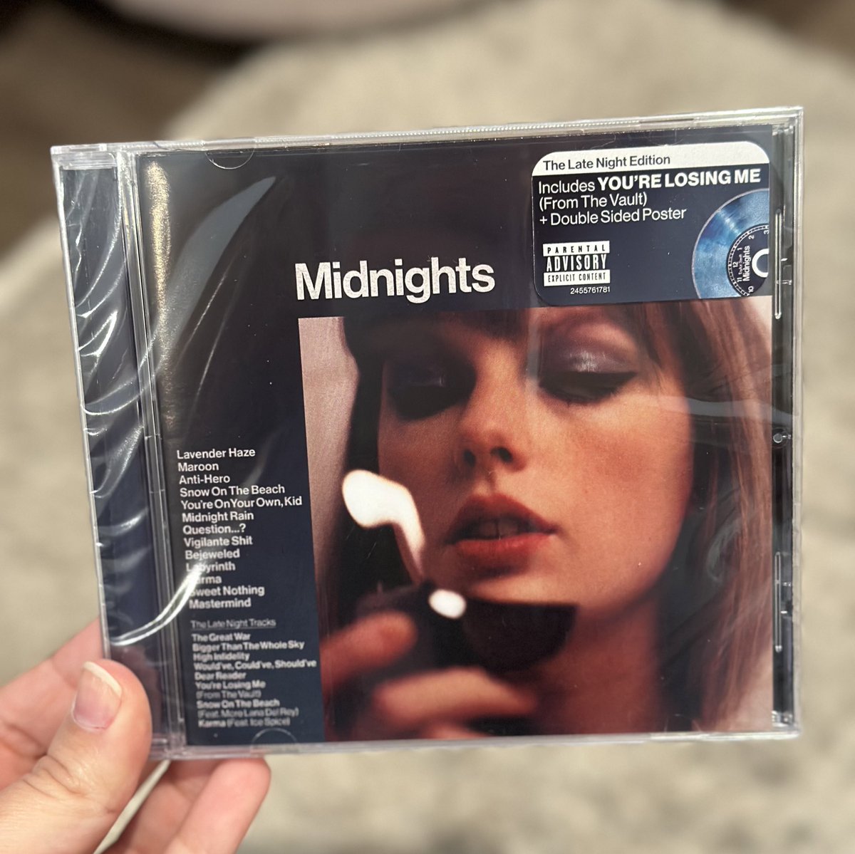 tsmaroon22's tweet image. GIVEAWAY!!✨🌙

I’m giving away one (1) sealed Midnights The Late Night Edition CD!! 

 To Enter:
- Follow Me
- Retweet this tweet 
- Comment your favorite song on Midnights!! 

Winner announced June 5! 💙

#TSmidnighTS #TSTheErasTour