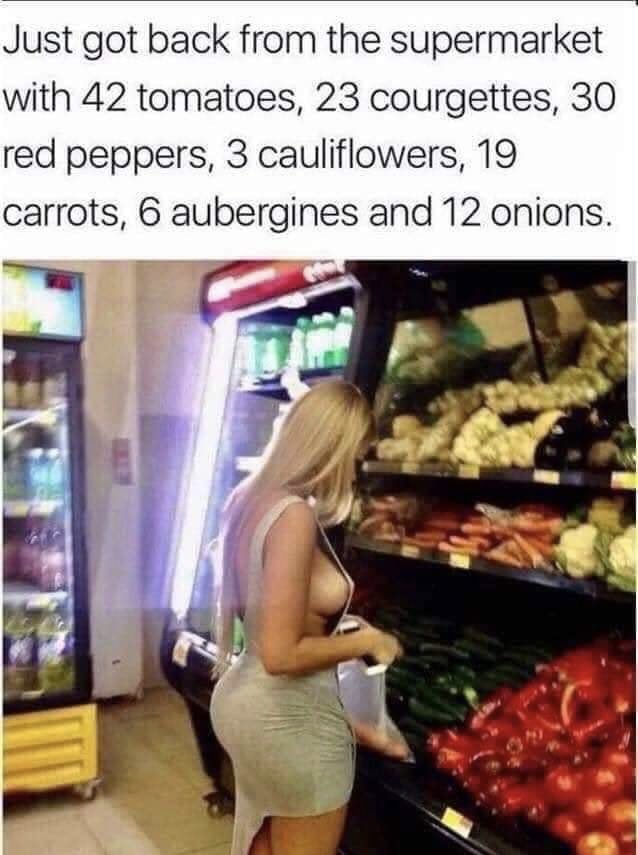 I’m so sweet shopping. So my wife doesn’t have to…,