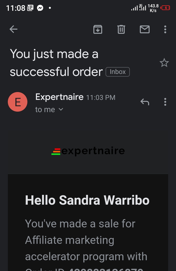 Constancepearls's tweet photo. Thanks Friend Ibun for introducing me to Expertnaire

I don receive mail from expertnaire

I think am so much In love with this online business, is getting more interesting https://t.co/B4GVIopt9r
