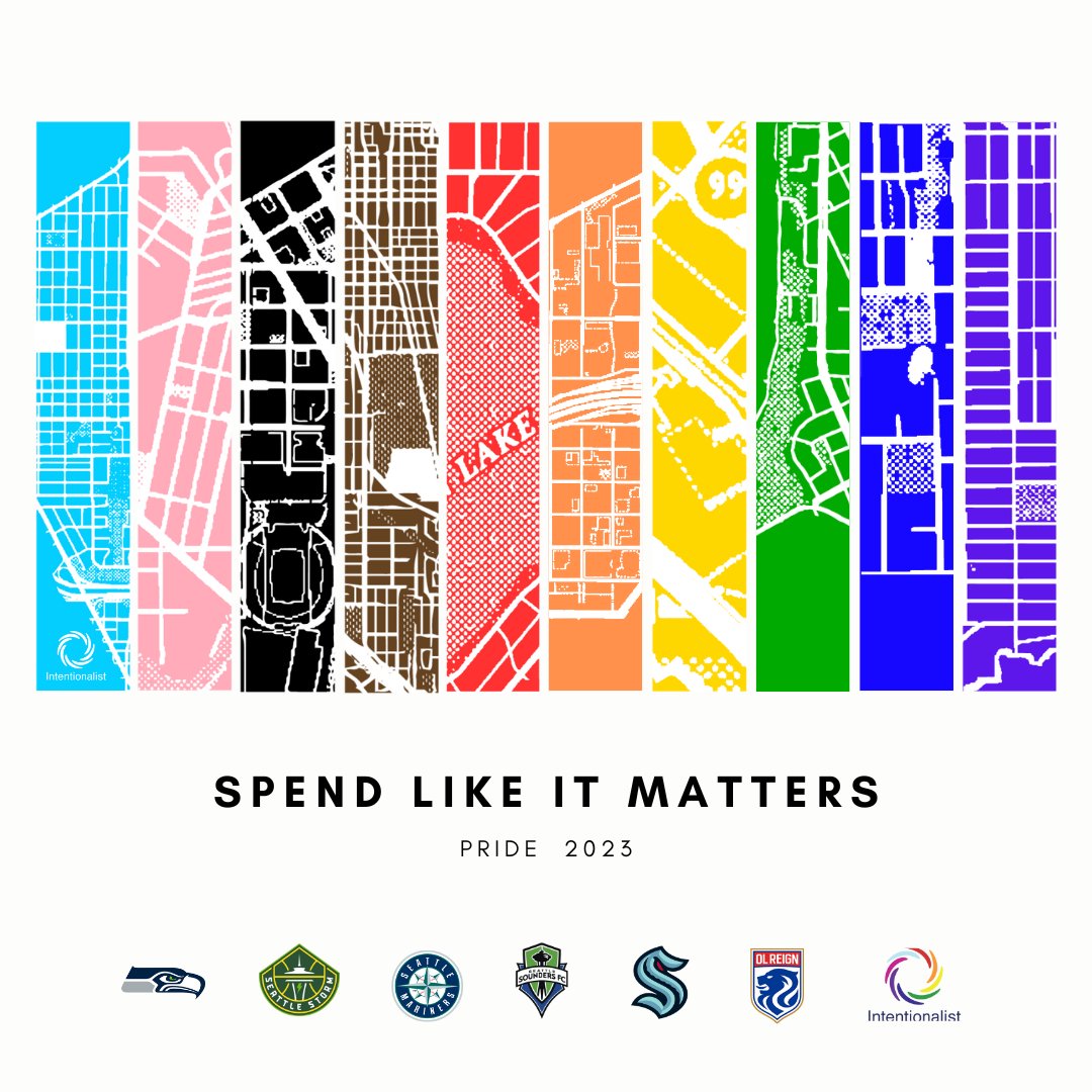 We're helping you #SpendLikeItMatters and support LGBTQ-owned local businesses this Pride Month! 

Upload receipts from LGBTQ-owned businesses in your community to @intentionalist_ for the chance to win prizes from your favorite Seattle sports teams!

🔗 intentionalist.com/pride-month/