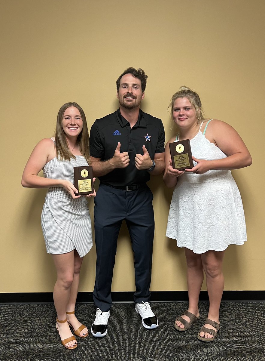 WeboStrength's tweet photo. Congrats to @kjrutherford22 &amp; @RoysEmmy for being 1st Team All-Conference this spring. I am very proud to be your coach! 🥇 #BuryEm #BlavyIsTheWay https://t.co/ZlrUpSDQov