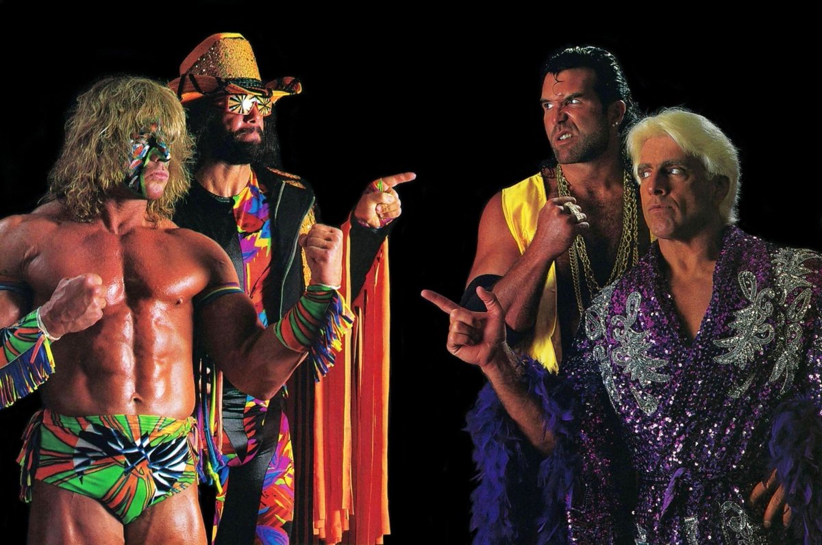 📸 Survivor Series 1992 Promo Shot! #WWF #WWE #Wrestling #RandySavage #UltimateWarrior #RazorRamon #RicFlair