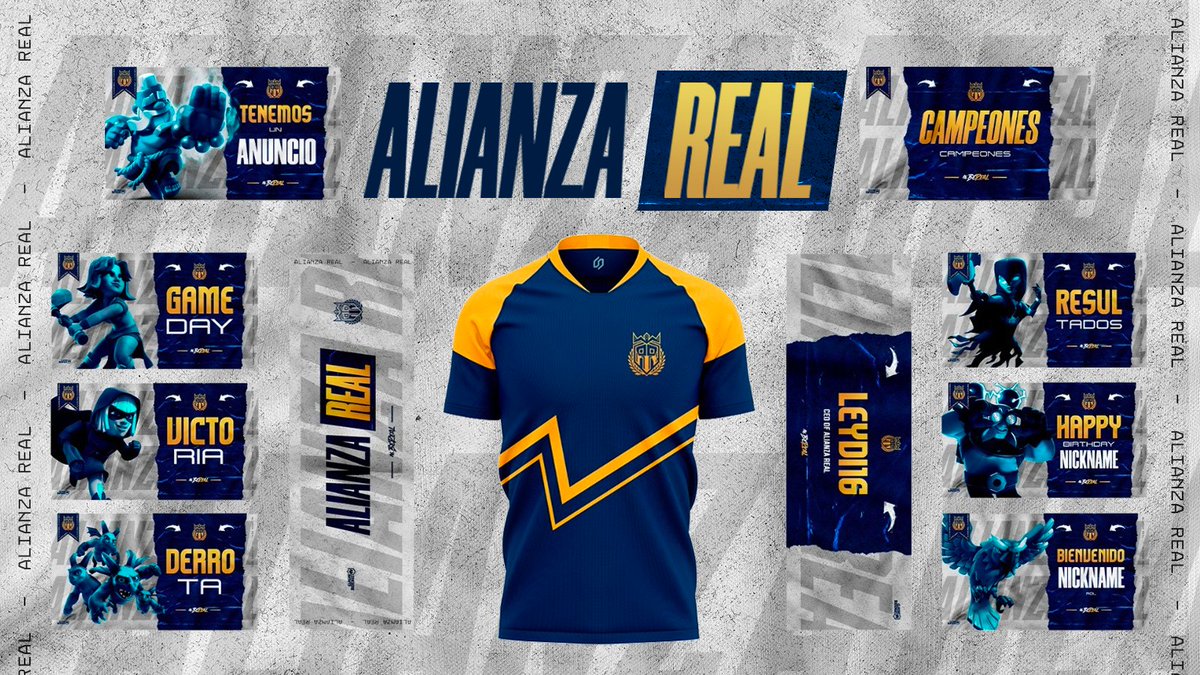 • Nueva línea gráfica 🔱

🔹Estamos felices de presentarles nuestra nueva imagen, con la que estaremos representando en las diversas ligas del competitivo de #ClashRoyale que se crucen en nuestro camino. Iremos con todo en esta nueva etapa.🫡💙

#BeReal🔱