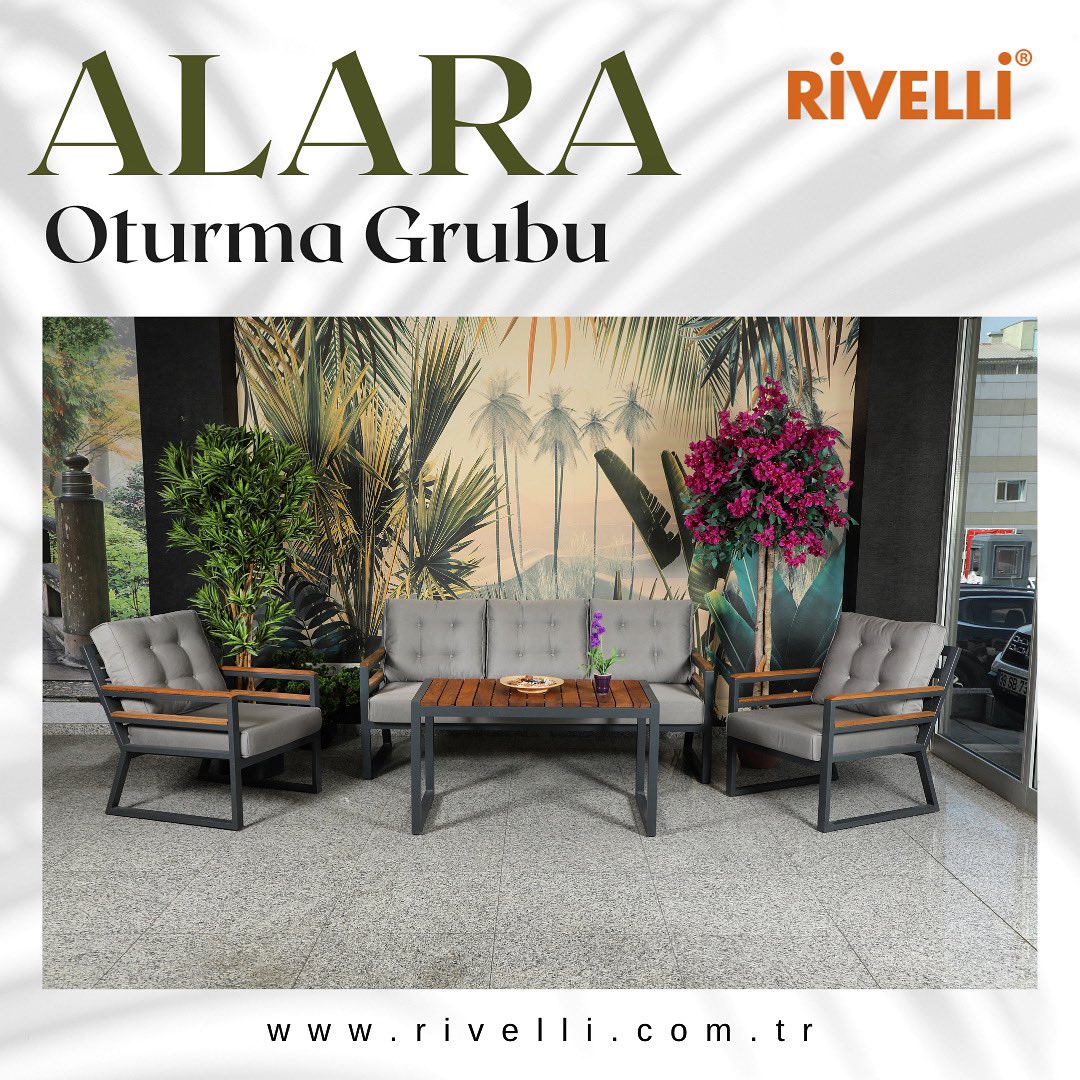 Rivelli ise bir kez alınır ✨
#bahcemobilyasi #rivelli #garden #gardenfurniture #furniture #loungeset #decoration #furnituredesign #tasarim #masatakimi #outdoorfurniture #mobilya  #bahce #salincak #sezlong #design #decor #project #concept #içmimar #oturmatakımı #rattan #otel