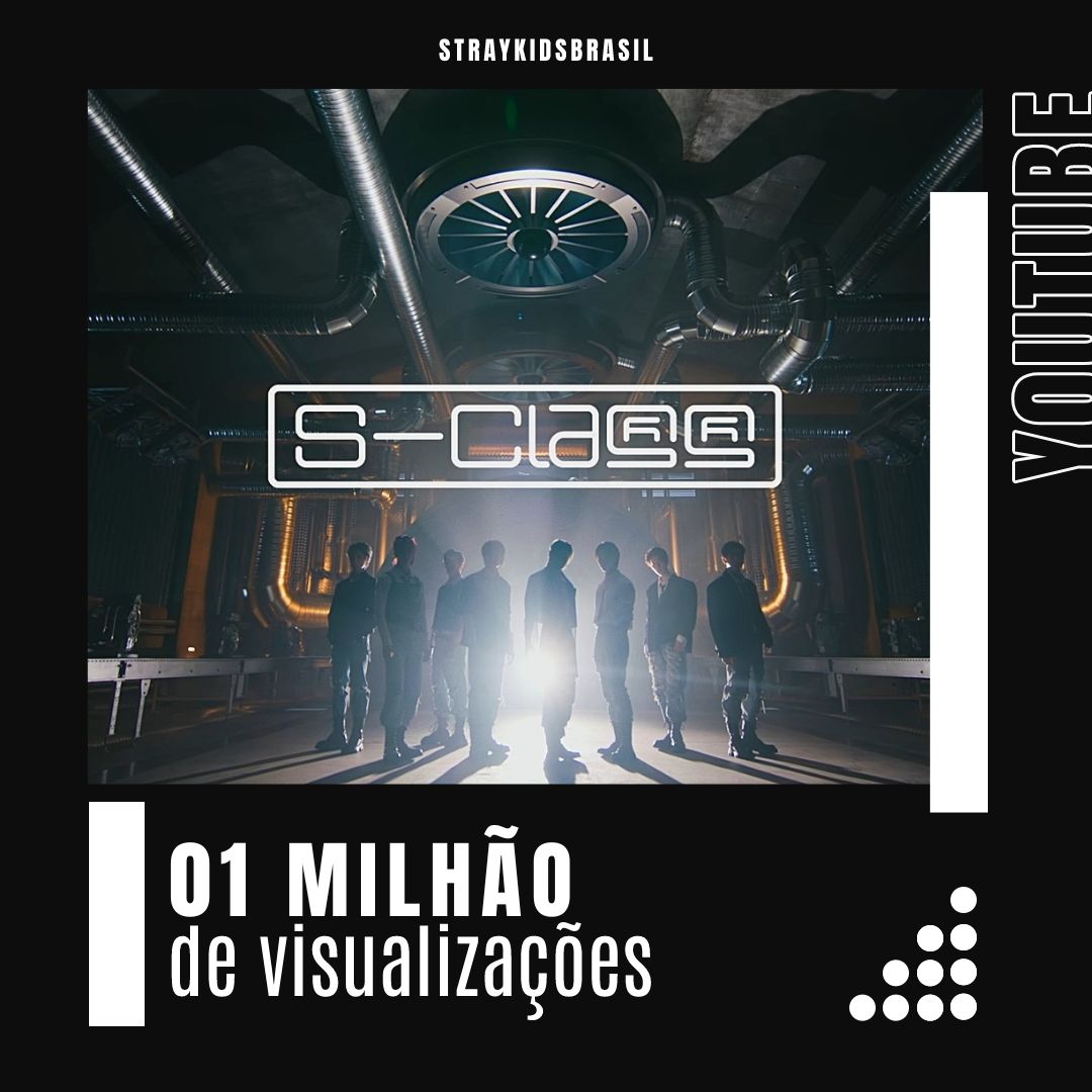 StrayKidsBrasil's tweet photo. 「 #INFO • 02.06.23 」
O MV de "S-Class" ultrapassou 1M de views no YouTube. Continuem com o stream para batermos a nossa meta de 12M de views em 24h!💪

↝ https://t.co/hPD9iW5Gvh

STRAY KIDS 5-STAR COMEBACK
#S_Class_MV_OutNow
#스트레이키즈_컴백_클래스는_특
#S_Class @Stray_Kids https://t.co/MIOhN4RoL2