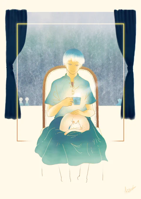 【amen】  #イラスト