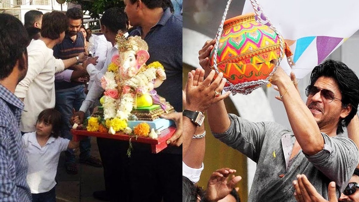 @okayasyousee Want to celebrate Ganesh Chaturthi and Krishna Janmashtami? 

Call SRK