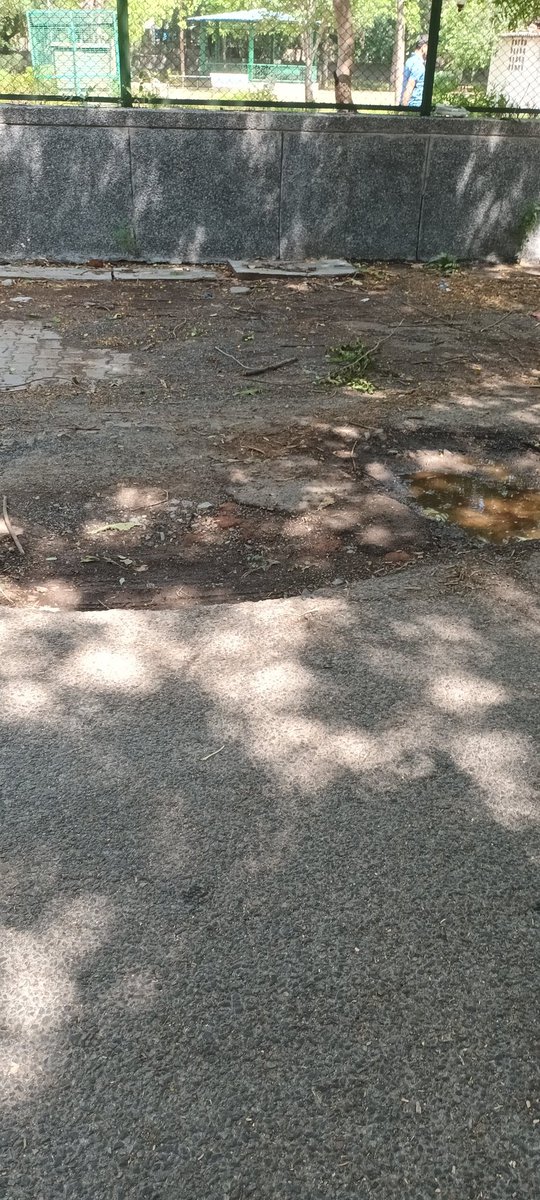 This pot hole which was around 1 ft before has become of 5ft on the by lane behind plot no 15 sector 9 dwarka near parshanti dham temple causing the accident of many motorcyclists In the rains it wil become more dangerous @official_dda @MCD_Delhi @LtGovDelhi @dwarkaforum