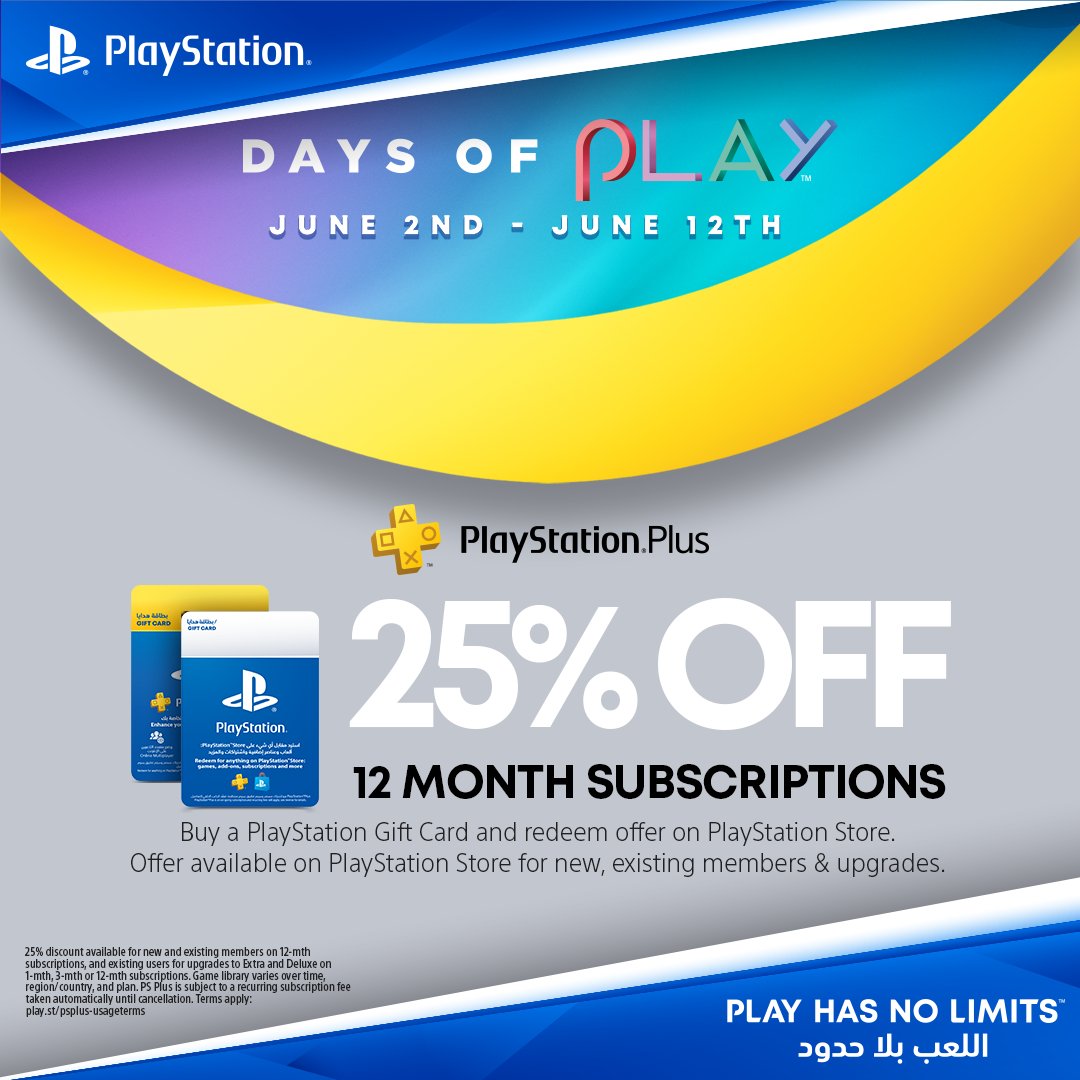 Gift Card Digital Sony Playstation Plus 12 Meses