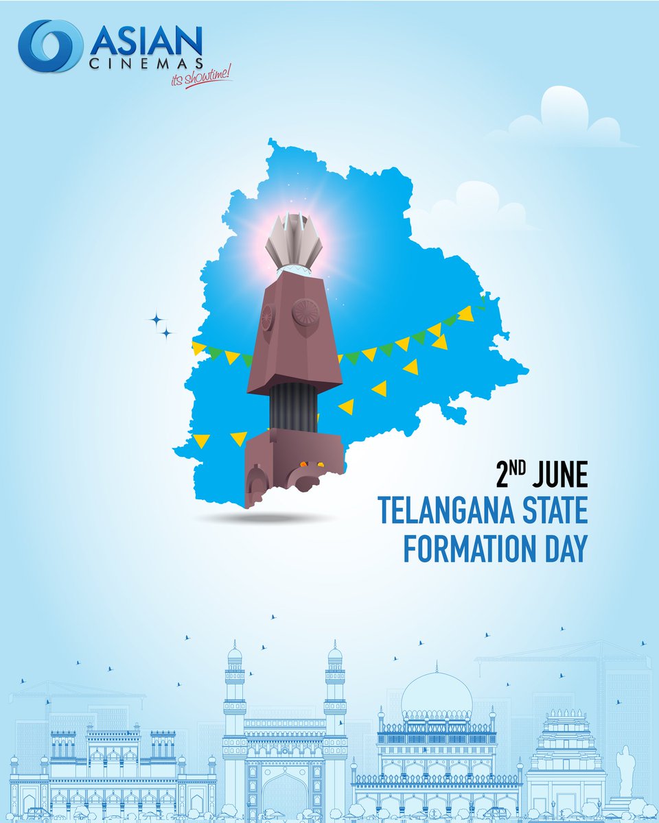 Asian Cinemas (@asiancinemas_) on Twitter photo Today, we commemorate the formation of Telangana State with a deep sense of pride and gratitude.let us honor the sacrifices made by our leaders who strived tirelessly for the formation of our great state.JAI TELANGANA <a href="/KTRBRS/">KTR</a>
<a href="/TelanganaCMO/">Telangana CMO</a> <a href="/YadavTalasani/">Talasani Srinivas Yadav</a>
#TelanganaFormationDay Today, we commemorate the formation of Telangana State with a deep sense of pride and gratitude.let us honor the sacrifices made by our leaders who strived tirelessly for the formation of our great state.JAI TELANGANA <a href="/KTRBRS/">KTR</a>
<a href="/TelanganaCMO/">Telangana CMO</a> <a href="/YadavTalasani/">Talasani Srinivas Yadav</a>
#TelanganaFormationDay