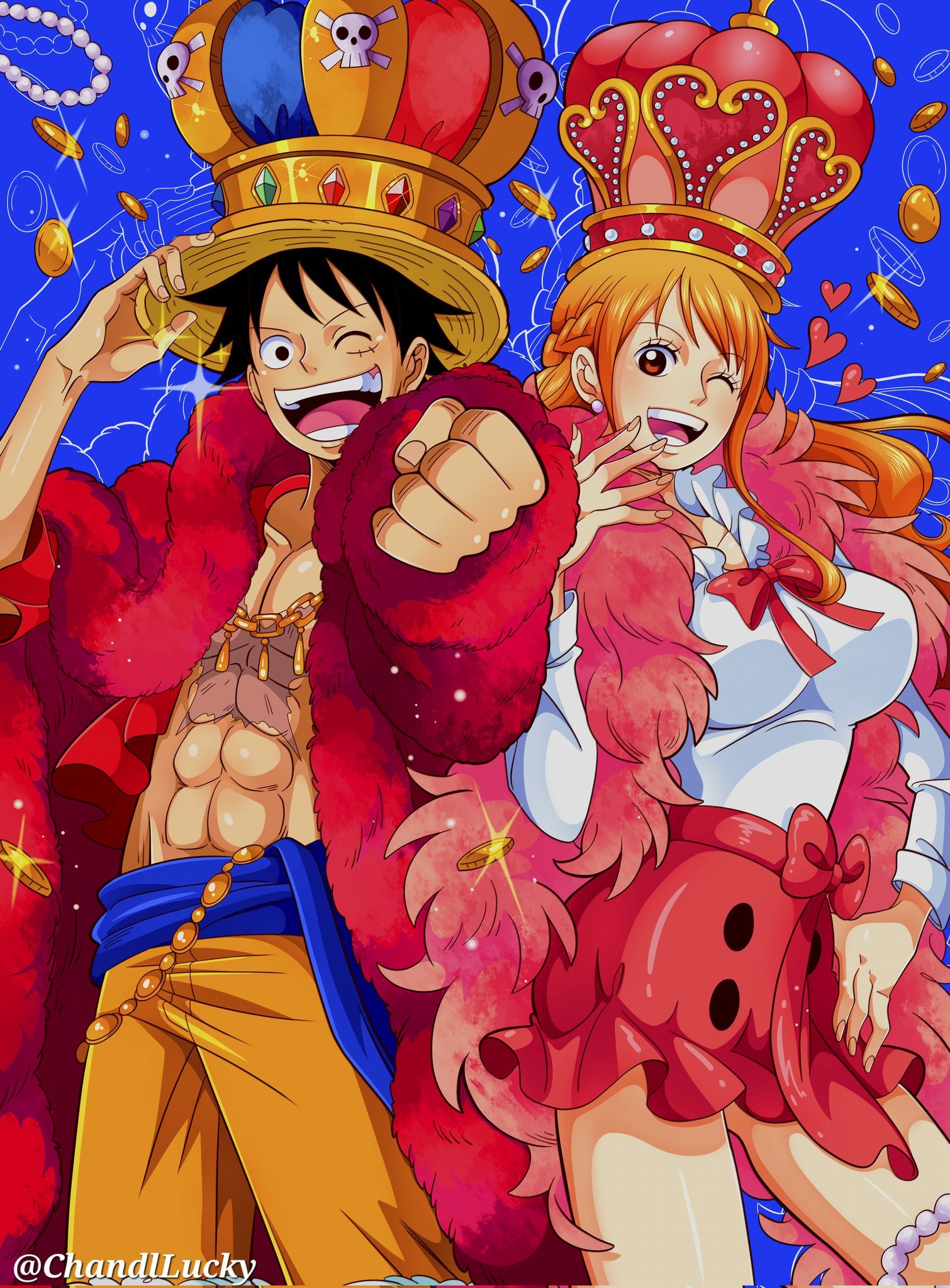 Luffy and Nami - 🔥 ONE PIECE EPISODE 1000 🔥 #luna #luffy #nami #lunami  #luffyxnami #luffyandnami #onepiece #ONEPIECE1000LOGS