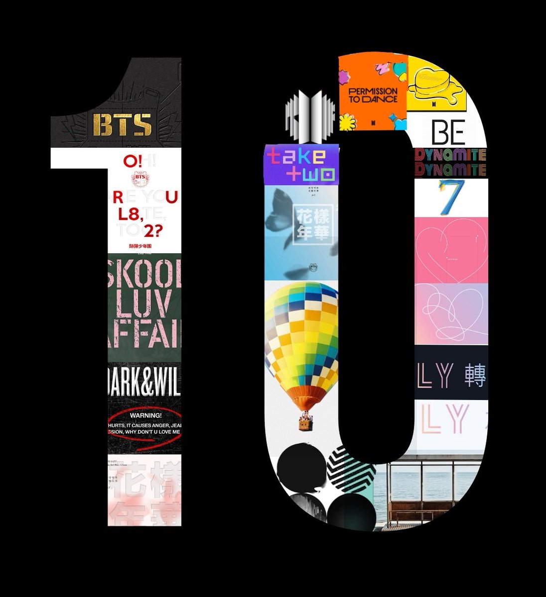BTS discography is a perfect 10. *Albums list from BigHit site* #10yearswithBTS #BTS10thAnniversary #BTSFesta2023