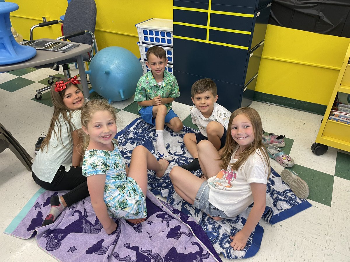 Beach day fun in first grade! 🏖☀️🌊