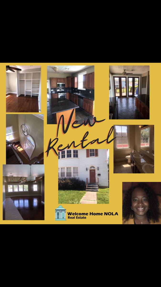 Are you or anyone you know looking for a rental home located in New Orleans Carrollton area?
-2 Bedrooms
-2 Bathrooms
-1,300 per Month

Sheena Dutton-Realtor
Welcome Home NOLA Real Estate

#nolarealtor #nolarentals #realestateagent #realestategoals #buyorsellwithsheenad