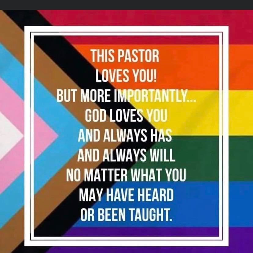 It’s Pride Month, so it’s time for me to post this once again. Our church is a Reconciling Congregation, where everyone is loved, welcomed and accepted! ❤️🌈