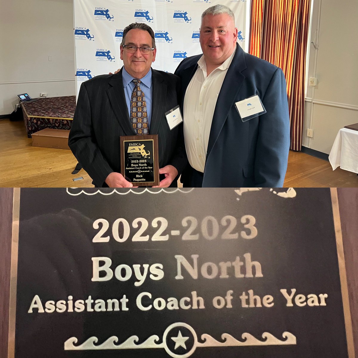 CoachGaffMC's tweet photo. We want to formally congratulate Rick Paquette on his recent award for Boys North Assistant Coach of the Year! Rick has been with me from the start, and is an incredible partner. Congratulations to him. Well deserved! #MCSwim https://t.co/GK8LbZMyZK