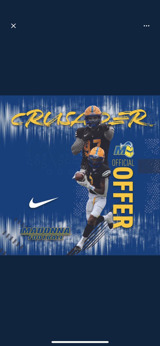 Blessed to be offered by Madonna for my 2nd offer!! Thank you coach <a href="/Coach_Griffin32/">Kevin Griffin</a> !!