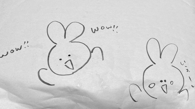 ちなみにさっきのグッズの袋になんかいて「!?」ってなったんだけど、マネが描いたらしくて可愛いことするんじゃない😠