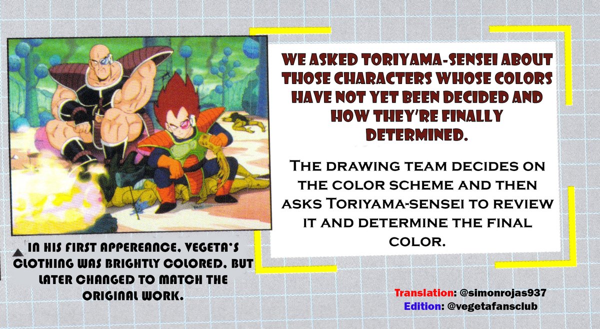Vegeta fans Club on Twitter "Why did Vegeta have different colors at