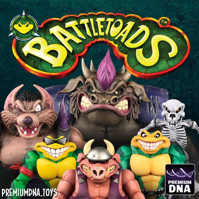 airborne8890's tweet photo. Man are these figures are gonna be sweet! Battletoads Wave 1 - Complete Set of 6 by Premium DNA Toys for $408.94 🐸 https://t.co/YIcynzAB3R #BattleToads #PremiumDNA #CollectorsHelpingCollectors #CHC #CHCChicks https://t.co/DUat4LIQV4