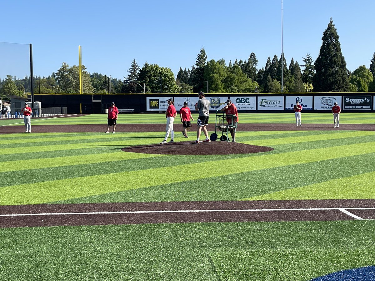 Here at @ThsColtBaseball practice as Thurston prepares for Saturday’s 5A State Championship against West Albany. I asked senior Maddox Molony what we can expect out of Thurston. His response as simple as it gets. “You can expect us to win.” #opreps