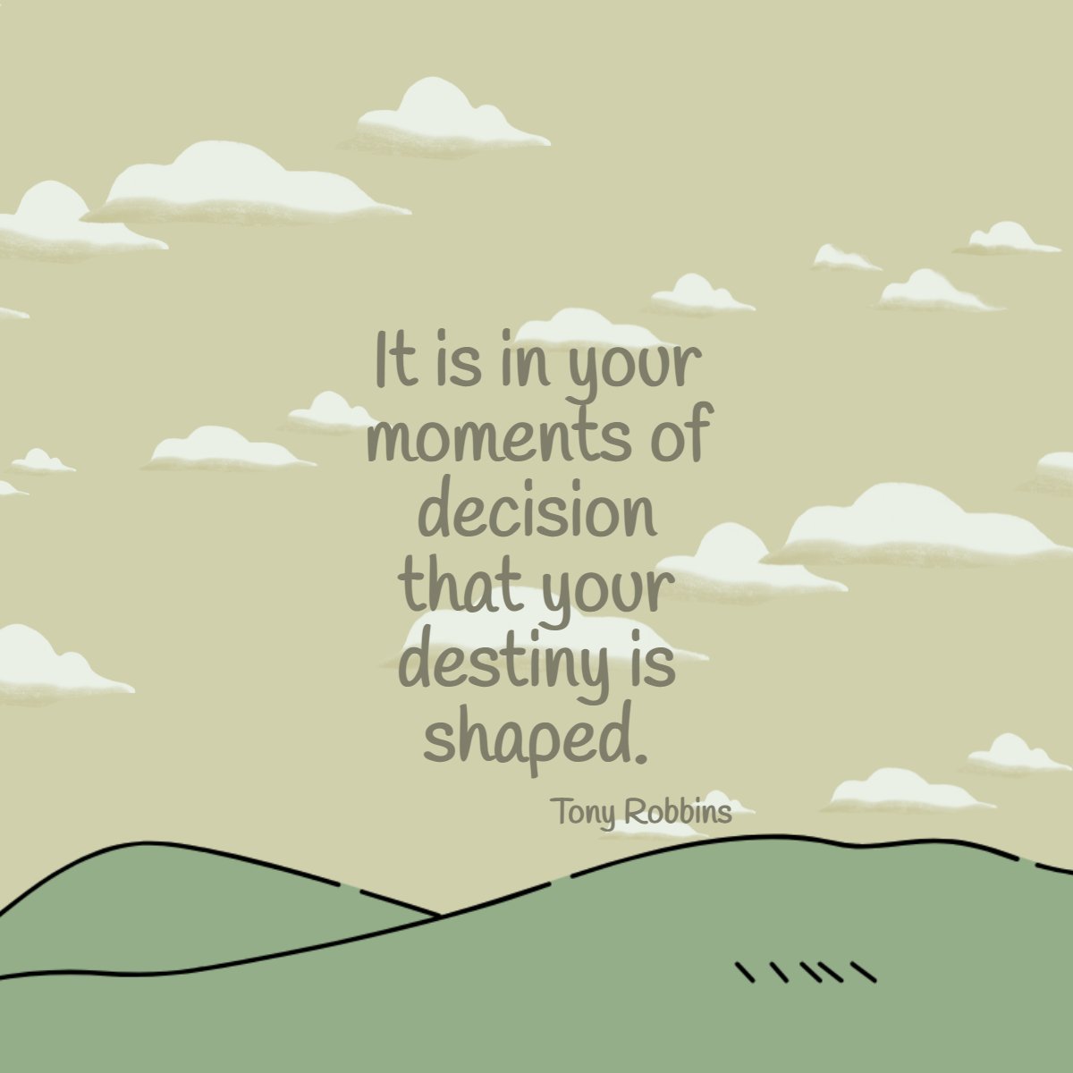 'It is in your moments of decision that your destiny is shaped.'
― Tony Robbins

 #instaquote    #wisdom    #quoteoftheday
#RacingRealEstateAgent #BarrettRealEstate #StoneTreeRealEstateTeam #maricopaazrealestate #racingagent #arizonarealestate #phoenixrealestateagent