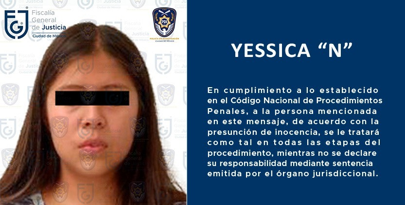 azucenau's tweet photo. #ALMOMENTO | Agentes de la #PDI de #CDMX detuvieron a Yessica Alejandra “N”, acusada de participar en el asesinato de la estudiante Patxy Ximena, a quien le arrojaron un petardo en inmediaciones del Colegio Bachilleres 2 https://t.co/Trhgc2QgdP