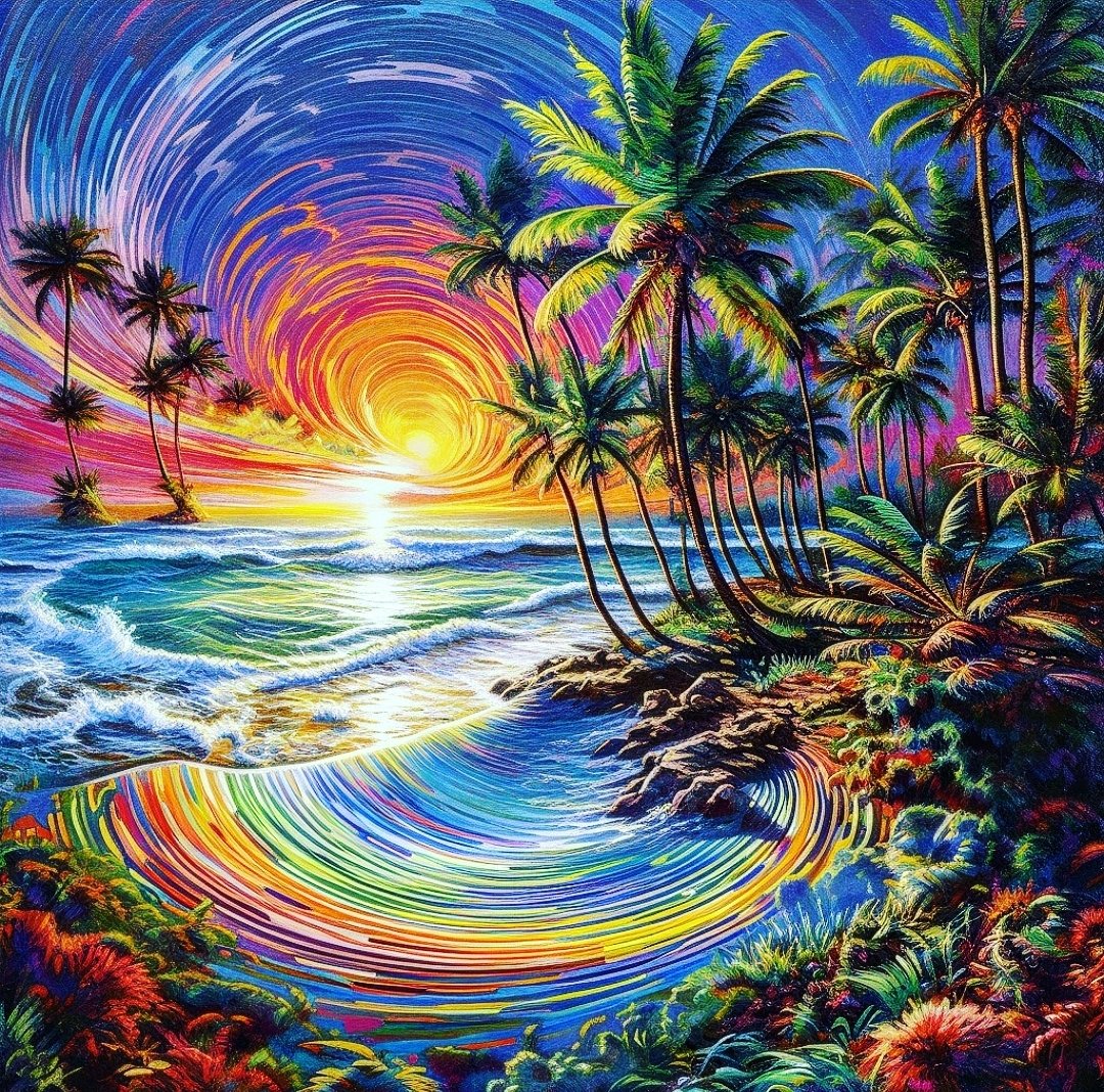 iMichaelTen's tweet image. serenity in Hawaiian paradise #TropicalEscape #SurrealVibes #HyperRealistic #ColorfulParadise #BrightBeachLife #PeacefulOasis #SerenityFound #DiscoveringBeauty #HawaiianDreams #BeachWanderlust #dreamscape #hawaii #tropical #beach