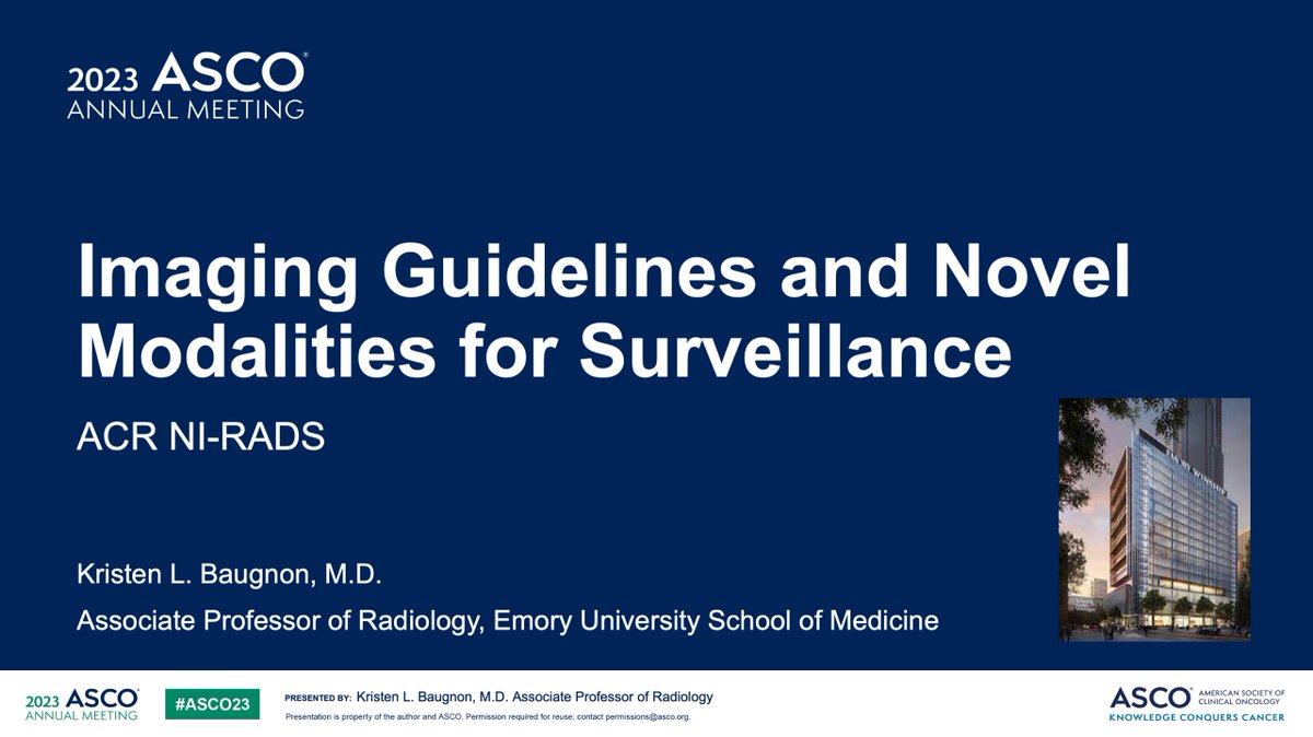 🙋‍♀️Attending #ASCO23? 
🔊Tune in to Dr. @KLBaugnon on Fri 6/2 @ 3pC for 
✨'Imaging Guidelines and Novel Modalities for Surveillance: ACR NI-RADS'✨
#HNRad #HNCancer #HNOnc
