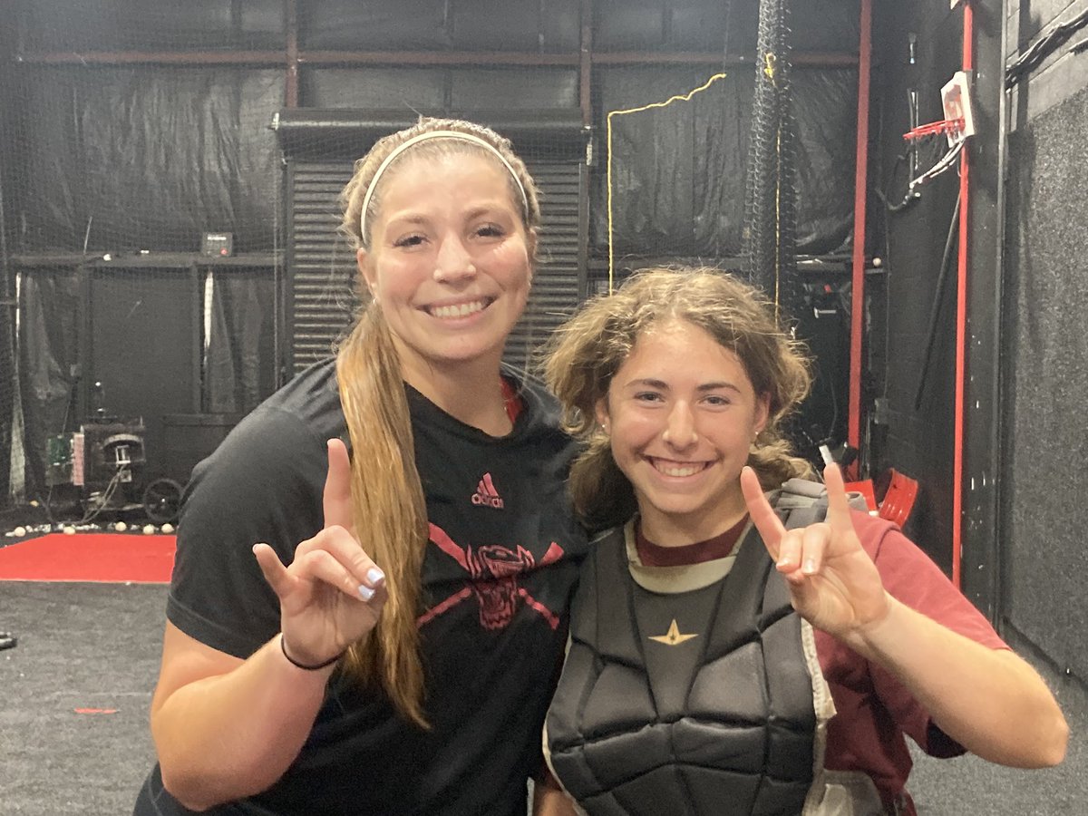 Such a fun time getting ready for a tournament weekend and catching @BrooklynLucero at @BRrebellion tonight. We also got some batting in as well…I’m ready!! Let’s Go @CNC_Impact!!!! @PackSoftball #softballlife