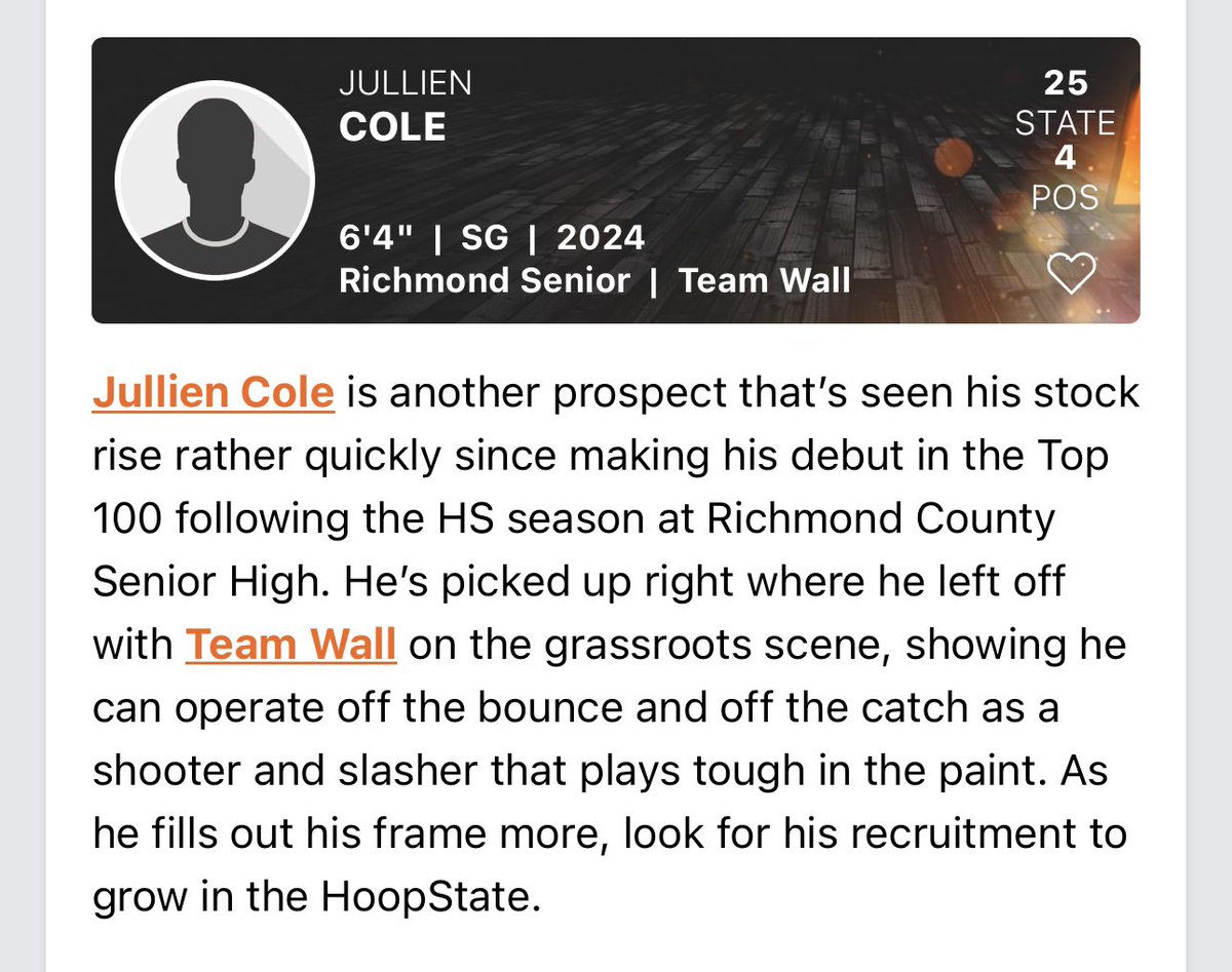 Coach Goodman (@coachcgoodman) on Twitter photo Stock is definitely rising for <a href="/ColeJullien/">Jullien Cole</a> make sure you tune into <a href="/HoopsRichmond/">RichmondRaiderHoops</a> all June and follow <a href="/TeamWallHoops/">Team Wall Basketball®️</a> for his July live events
The only way…#TheWallWay Stock is definitely rising for <a href="/ColeJullien/">Jullien Cole</a> make sure you tune into <a href="/HoopsRichmond/">RichmondRaiderHoops</a> all June and follow <a href="/TeamWallHoops/">Team Wall Basketball®️</a> for his July live events
The only way…#TheWallWay