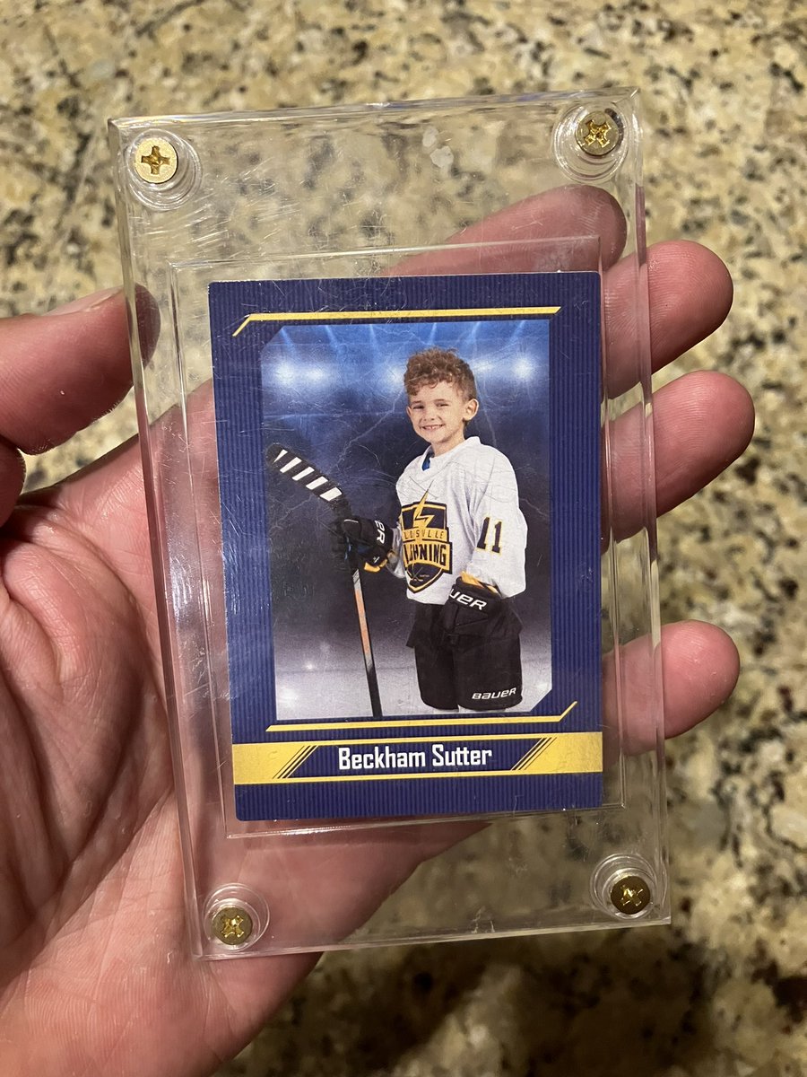 Added a new card to my collection tonight! #ThatsMyBoy