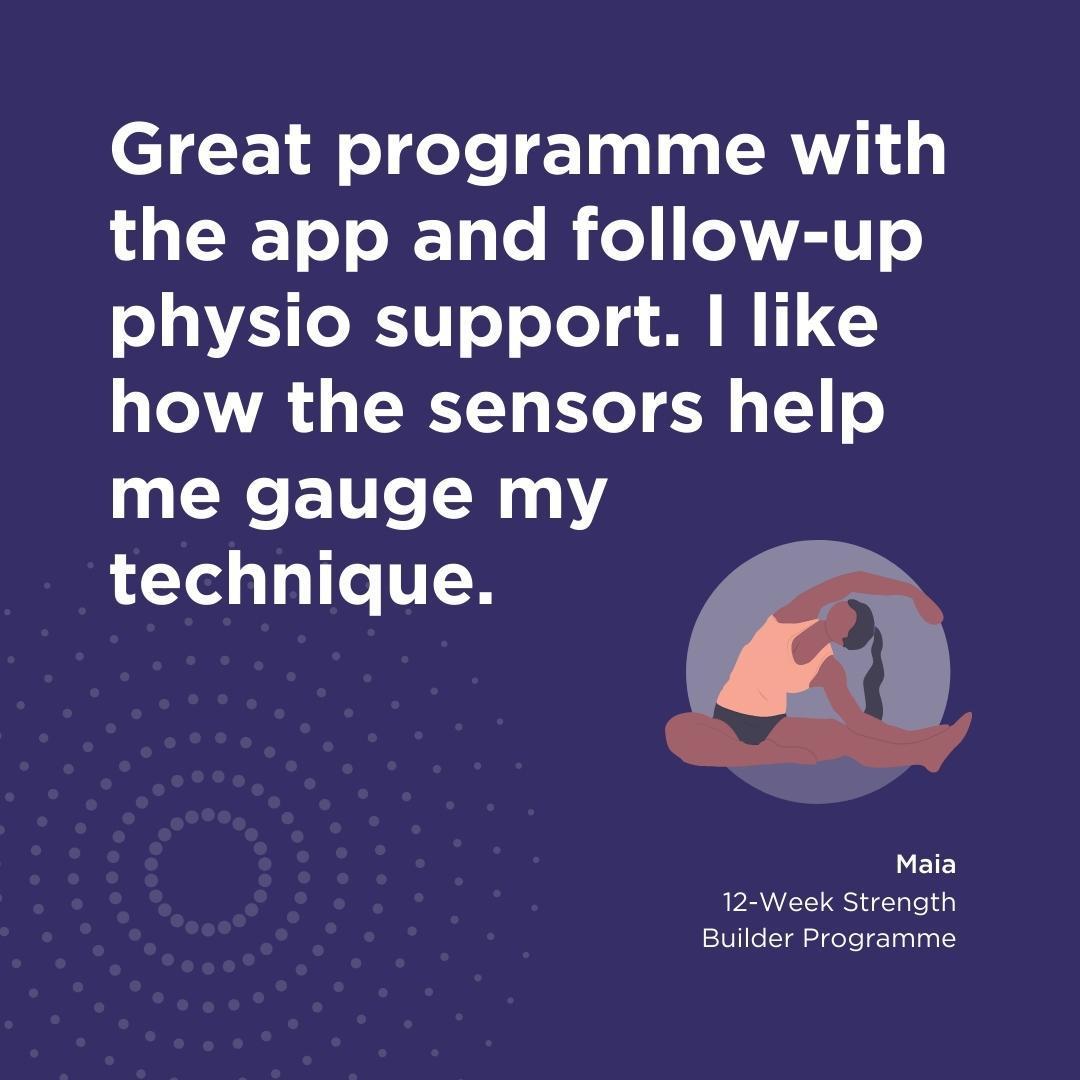 “Great programme with the app and follow-up physio support. I like how the sensors help me gauge my technique.” - Maia, 12-Week Strength Builder Programme

#femfit #pelvicfloor #incontinence #pelvicfloormuscle #urinaryincontinence
