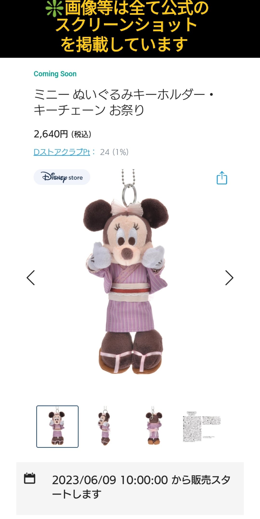 ミッキー ミニー ぬいぐるみ キーチェーン 2点セット ディズニー