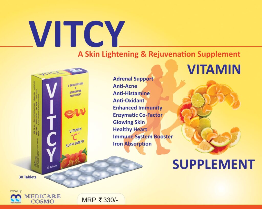 2nd #VITCY #VITAMINC #SKINLIGHTENING
 #VitaminCviticy, #boostsimmunity provides nourishment for skin. Works as skin lightening and rejuvenating supplement. Keeps your #heart healthy, increases absorption of iron and keeps #skinacne free.leo2407.com/product/vitcy-…