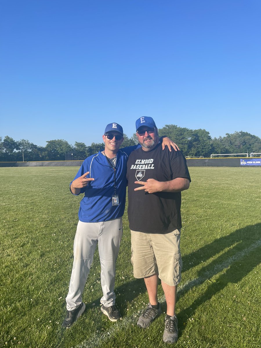 It’s hard to put in to words how much this baseball season has meant to me. Getting to coach with one of my best friends was an experience I’ll cherish forever. Our team, and all of EMS, are so lucky to have <a href="/MrMikteaches/">Mr. Mikelbank</a>! #ElwoodPride <a href="/JG_Athletics/">John Glenn Athletics</a> @ElwoodMiddle