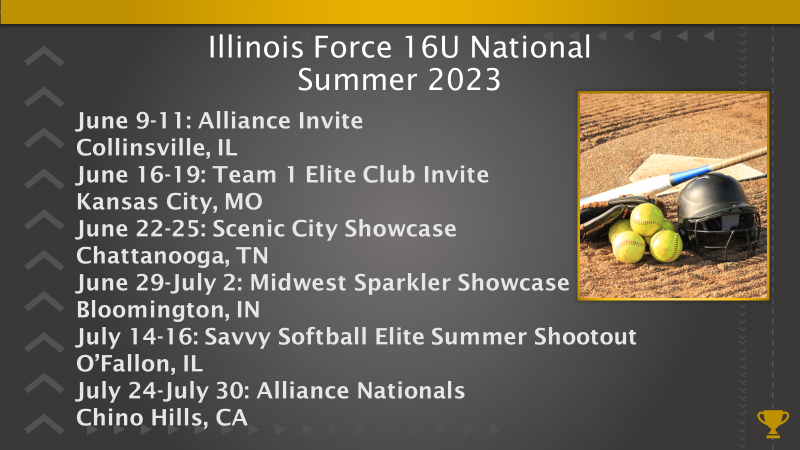 Check out Illinois Force 16U National this summer!